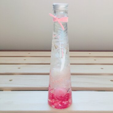 【ハーバリウム】プレゼント、インテリアにご利用ください♪【ピンク・ホワイトローズ】