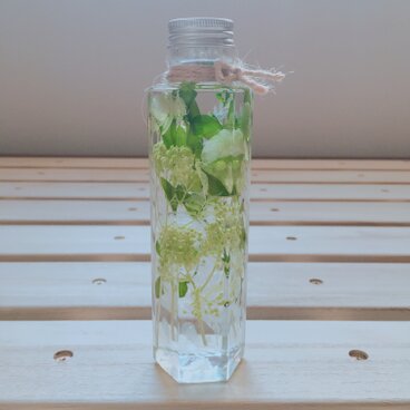 【ハーバリウム】プレゼント、インテリアにご利用ください♪【グリーン貴重】