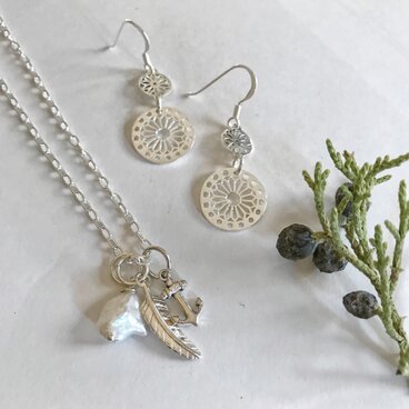 ダブルコイン ピアス