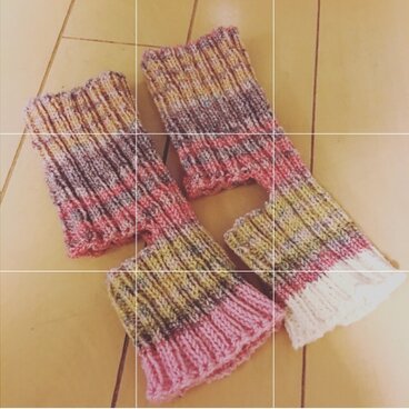 ヨガソックス-コットンぴんく-