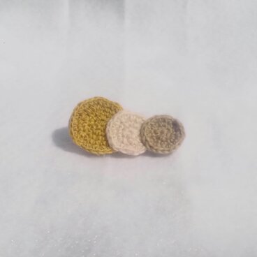 まるまるブローチ*イエロー*