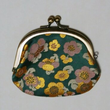このはな　小銭入れ　西陣織　絹　