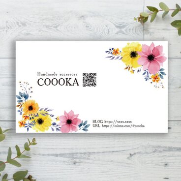 フラワーカード*ショップカード