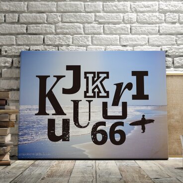 九十九里サーフ（Surfin' Kujukuri）グラフィックアートポスター