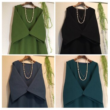 大人のオーガニックチュニック~ベルスリーブ~