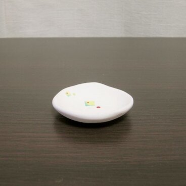 白彩-ミニ皿（GREEN）