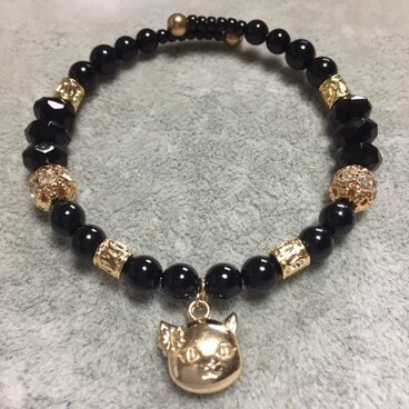 ワイヤーブレスレット・ゴールド(6)