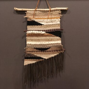 【流木タペストリー】ベージュ＆ブラウン bigサイズ