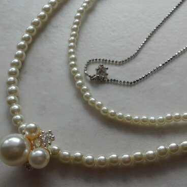 ホワイトパール　ネックレス