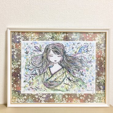 原画 額付き♡『思慕』