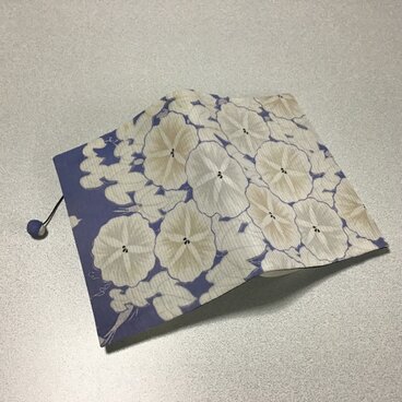 ★再販★1109    着物リメイク    文庫サイズブックカバー        絽