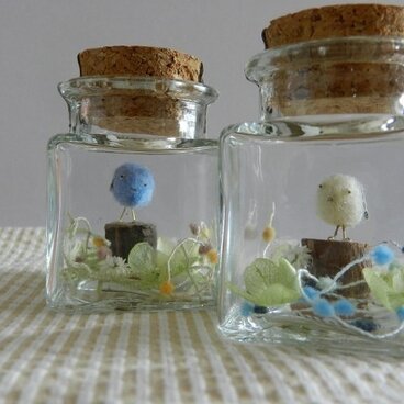 しあわせの青い鳥　スクエアボトル