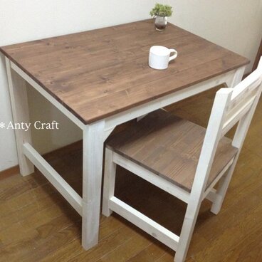 作業台 キッチン台 PC台 幅90cm UN/W 完成品