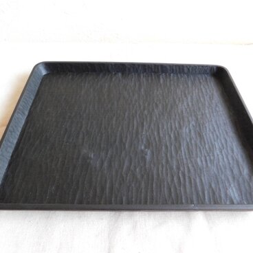 朴（ホオ）拭漆仕上げ小盆