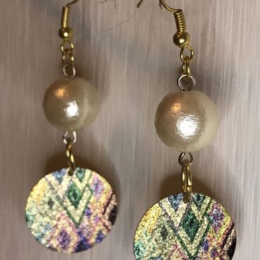 メタルチャームピアス
