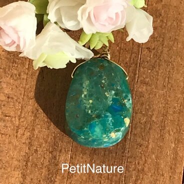 再販 人気！ ブルーオパールのペンダントトップ