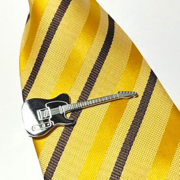 【テレキャスターネクタイピン】ギタリストさんにオススメ♪ / プレゼントとしてもおしゃれ