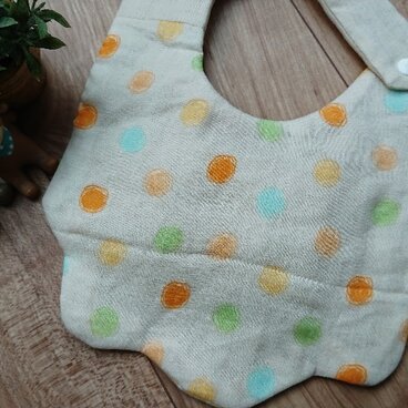 ふんわりやわらか☆もくもくガーゼスタイ