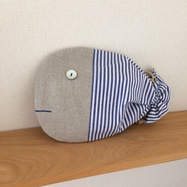 おさかなきんちゃく(S)　青