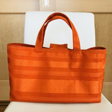 夏帯トートバッグ