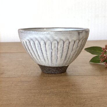 ご飯茶碗　粉引