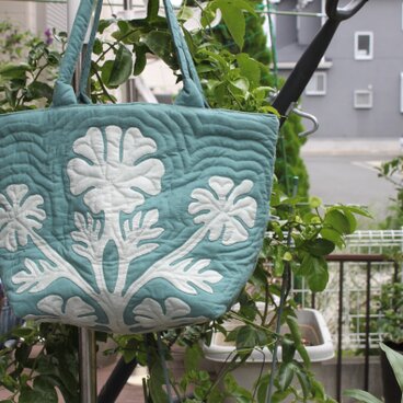 オーダーメイド⭐️ハワイアンキルトトートバッグ