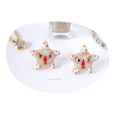 【14kgf】little twin stars♡ふたごのお星様の耳飾り