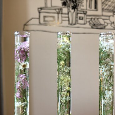 ハーバリウム/スターチスとアスパラ