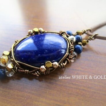 ラピスラズリ・アートペンダント