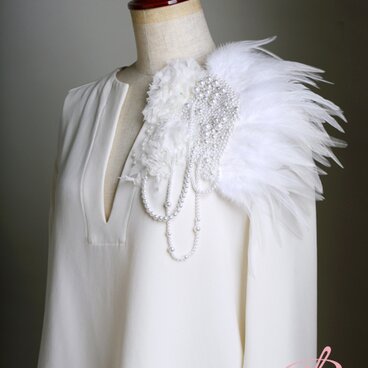 アートピース　パール羽根