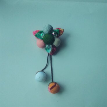 布製軽いブローチ　和洋両用（オーダー可）