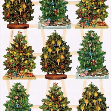 ドイツ製クロモス ９つのツリー ラメなし　DA-CH067（Made in Germany)