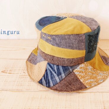 デニムマスタードHAT(No.2)