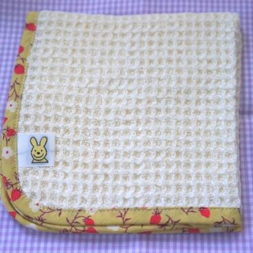 リネンワッフルのハンカチタオル-Isabel_1