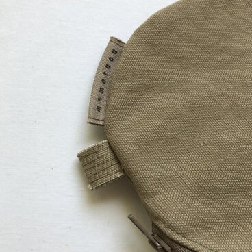 まるポーチ/ベージュ