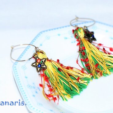 流れ星のピアス