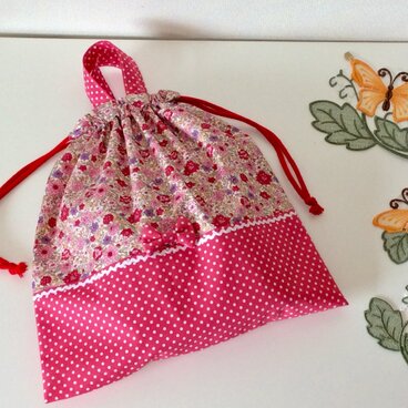 ☆通園・通学☆体操着袋(大きめ巾着袋)