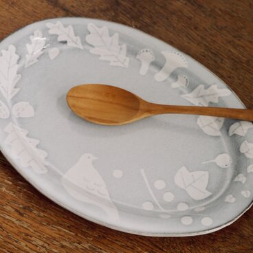 森のオーバルプレート