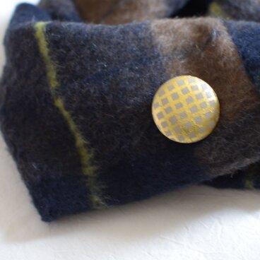 和紙肌ブローチ ベージュ