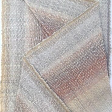 ■手織/植物染料/ミニタピスリー”織りを織る”