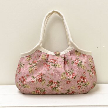 小さめグラニーバッグ「Lungi Pink」