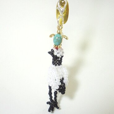 開運小判★青亀★ 鶴亀3WAY(ストラップ・イヤホンジャック・ファスナーチャーム）