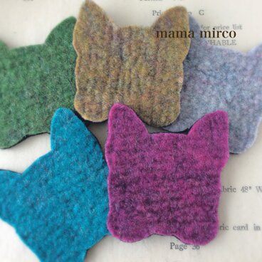 フレンチブル コースター5枚セット