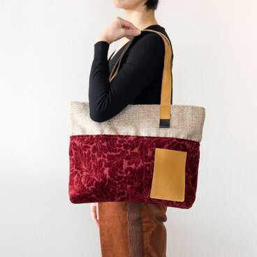 丈夫なソファの生地 /トートバッグ