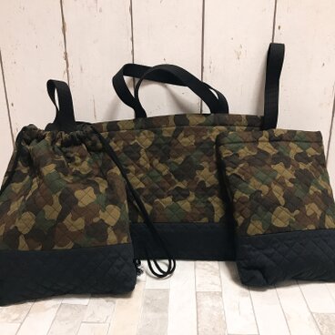 通園通学 入園入学３点セット【レッスンバック 体育着入れ  シューズケース】