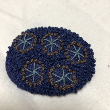 刺繍  ブローチ  06