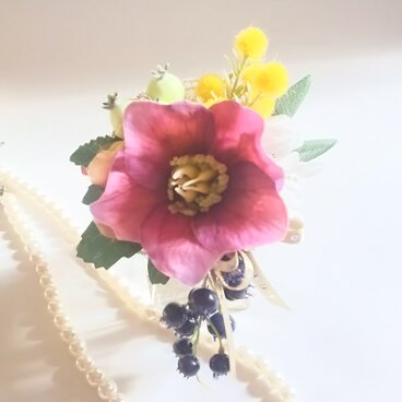 *＊irodoru*＊simply＊*クリスマスローズ*ミモザ*ナチュラル*ベリー*セレモニー*カジュアル*フォーマル*