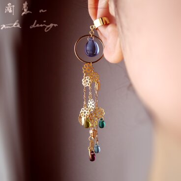 かたっぽイヤーカフ「滴薫ル」