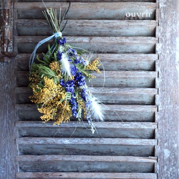 ミモザのスワッグ