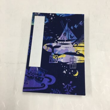 夜の海柄/御朱印帳【大】